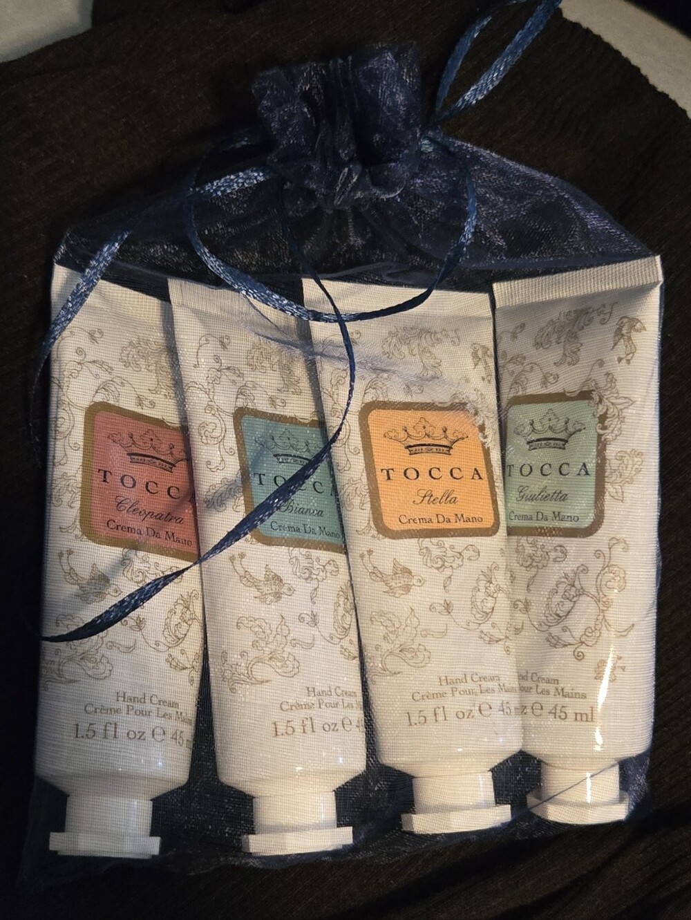 Four New Tocca 1.5fl.oz. Crema De Mano, Hand Lotions